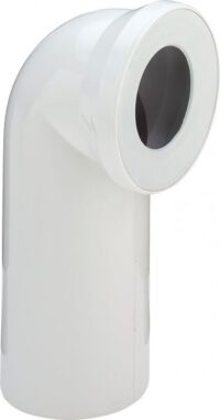 Klosett-Anschlussbogen 90 Grad DN100x230mm, bahamabeige