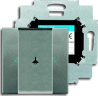 Busch-Jaeger Tastsensor KNX PowN Unterputz grau 6125/01-803 metallic 1-fach 1pkt LED