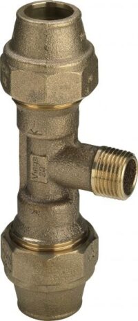 T-Stück VIEGA 9052 274894, 20x1/2a, Rotguss