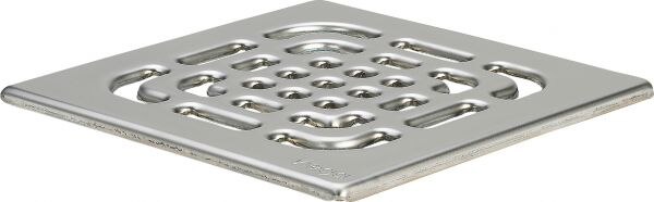 Viega Rost VIEGA 4933.4, 554859 143x143mm verschraubbar Edelstahl gezog.