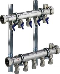 Viega Industrieverteiler 1007 in 7 fach aus Edelstahl