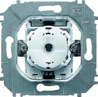 Busch-Jaeger Drucktaster-Modul weiß 1W Unterputz 2021/6 US-201 IP20 mit Bel