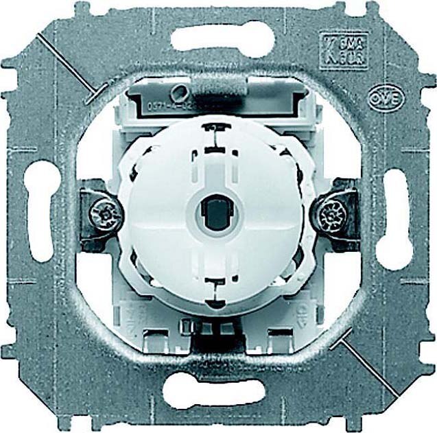 Busch-Jaeger Drucktaster-Modul weiß 1W Unterputz 2021/6 US-201 IP20 mit Bel
