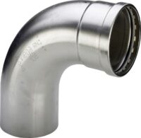 Viega Bogen 90 Grad mit SC Sanpress Inox 2316.1XLLF in LABS-frei in 88,9mm