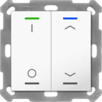 MDT Tastsensor Bussystem KNX- Unterputz reinweiß glänzend 2-fach 4pkt RF-TAL55T202.D1
