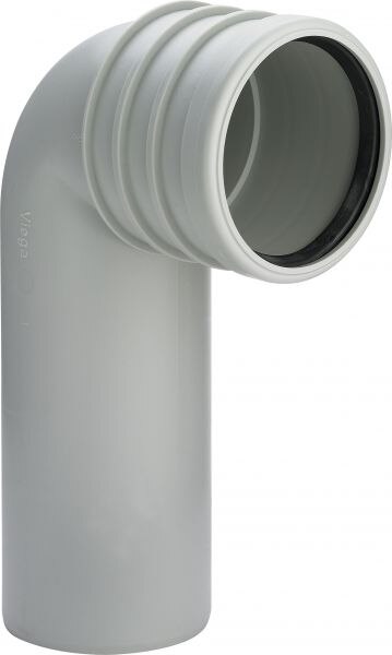 Viega WC Anschlussbogen 3816.1 in DN90 Kunststoff grau