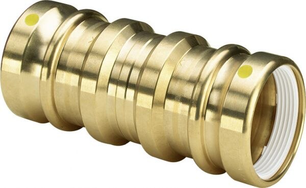Viega Reparatur-Schiebemuffe mit SC Geopress G 9615.5G in 50mm Rotguss