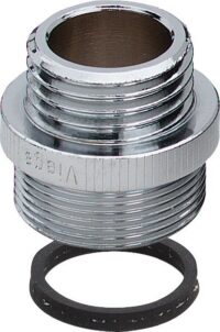 Bild vom Produkt: Uebergang 3253 rund 448349 M24x1ax3/4a, verchromt