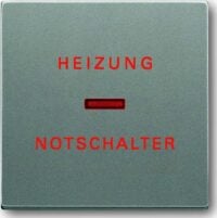 Busch-Jaeger Kontrollwippe Schalter grau solo 1789 H-803 metallic