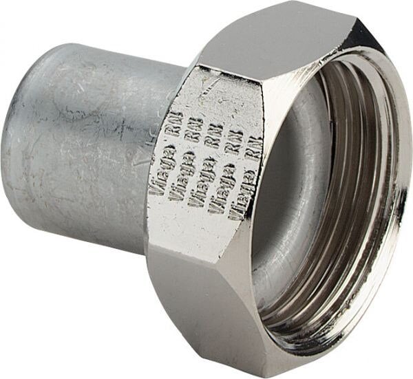 Verschraubung SANPRESS INOX 2364 438180 15x3/4, flachdichtend, a nichtrostendem Stahl