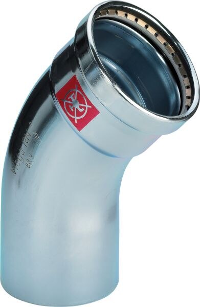 Bogen PRESTABO 45Gr IxA 1126.1XL, 597719 108,0mm, aus unlegiertem Stahl