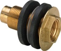 Viega Wanddurchführung 3427.2 in 15x55mm x Rp1/2 x G3/4 Rotguss