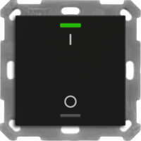 MDT Tastsensor Bussystem KNX- Unterputz schwarz matt 1-fach 2pkt RF-TAL55T106.B1