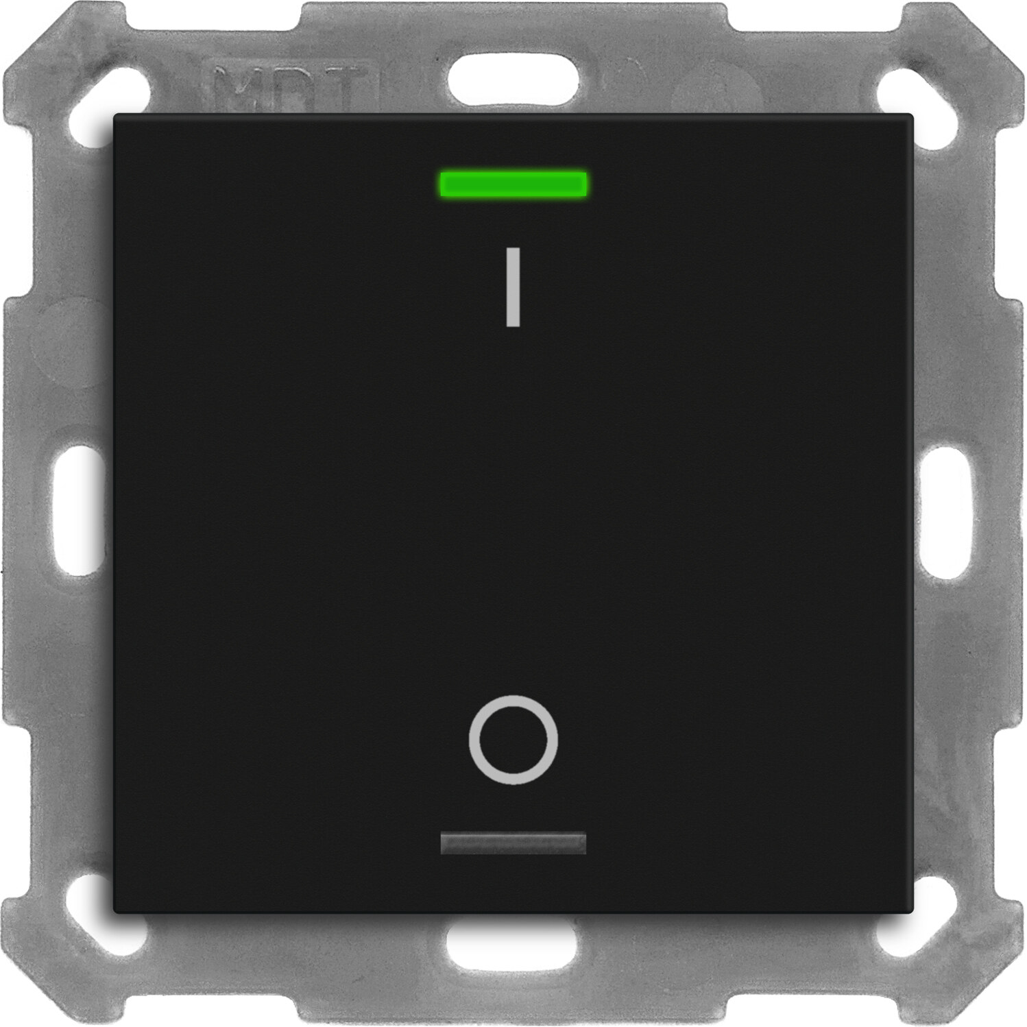 MDT MDT Tastsensor Bussystem KNX- Unterputz schwarz matt 1-fach 2pkt RF-TAL55T106.B1