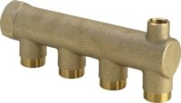 Bild vom Produkt: Verteiler VIEGA 1056-691, 110697 4 Anschluesse, 180mm f.Heizung