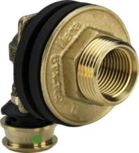 Wanddurchfuehrung RAXOFIX 5332.11 16x1/2x3/4x25mm 647766 Rg, winklig pro Stück