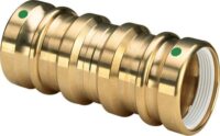 Viega Reparatur-Schiebemuffe mit SC Geopress 9615.5TW in 63mm Rotguss