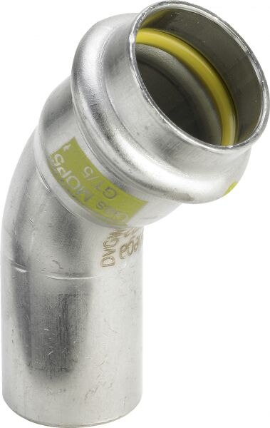 Bogen SANPRESS INOX G 0226.1 45 Grad IxA 42mm 486242 aus Edelstahl rostfrei