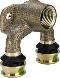Doppelwandscheibe RAXOFIX 5325.7, 678470 25x1/2x20, aus Rotguss mit SC-Contur, pro Stück