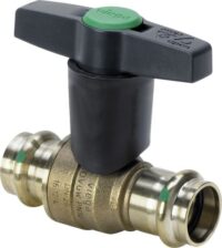 Viega Kugelhahn mit SC Easytop 2275CO in 42mm Siliziumbronze