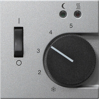 Gira Gira Drehknopf Raumtemp alu matt System 55 149426 diverse Symbole