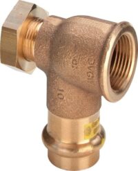 Winkel PROFIPRESS G 2614.6, 475079 22x3/4" aus Rotguss mit Innengew für Gas