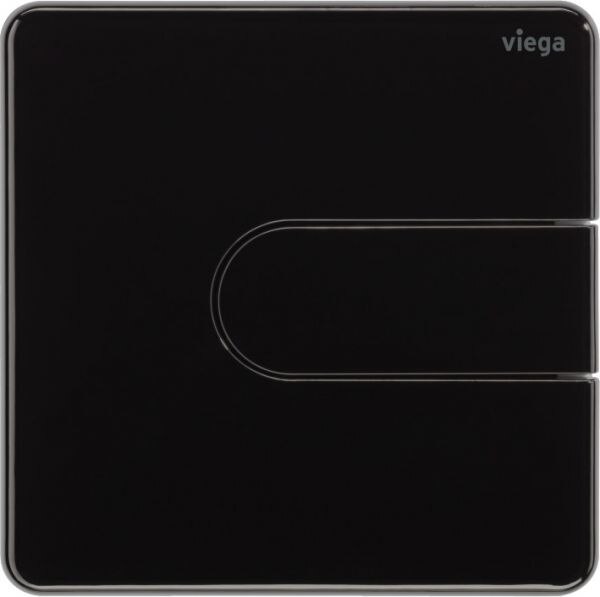 Viega Urinal Ausstellungsplatte VfS 23 8613.29 aus Kunststoff in tiefschwarz