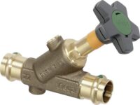 Viega Schrägsitzventil mit SC Easytop 2237.5 in 15mm Rotguss
