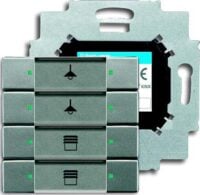 Busch-Jaeger Tastsensor KNX PowN Unterputz grau 6127/01-803 metallic 4-fach 4pkt LED