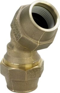 Winkelkupplung VIEGA 9026 712792 63mm, 45 Grad, Rotguss