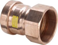 Übergangsstück PROFIPRESS-G 2612XL 64,0x21/2, 577896,aus Rotguss, mit IG, für Gas