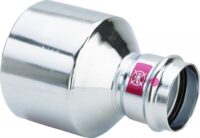 Viega Reduzierstück mit SC Prestabo 1115.1XL in 76,1x35mm Stahl verzinkt