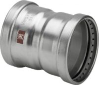 Viega Muffe mit SC Temponox XL 1715XL in 88,9mm Stahl nichtrostend