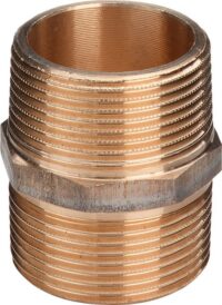Bild vom Produkt: Rotguss-Doppelnippel 3280 3/4" DVGW, mit Mehrkant