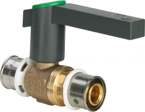 Viega Kugelhahn VIEGA 2170 32mm 587307, aus Rotguss, mit Sanfix-P-Anschluss