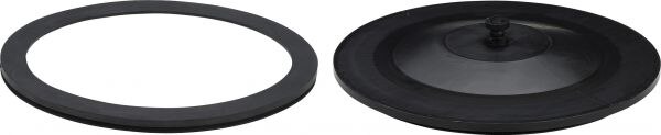 Viega Klappe 4986.340 in DN100/125 Kunststoff schwarz