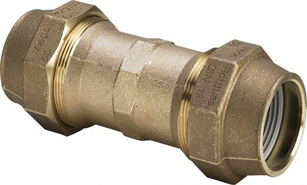 Kupplung VIEGA 9042 275846,63mm, lang, ohne Innenanschl.,Rotguss