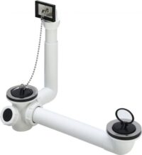 Ab-u Ueberlauf-Kombination VIEGA 7823.42 107116, 11/2" für Doppelspuel., Kunststoff
