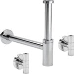 Eleganta Set VIEGA 492489 1xFlaschengeruchverschluss, 2xEckventil,