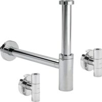 Eleganta Set VIEGA 492489 1xFlaschengeruchverschluss, 2xEckventil,