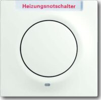 Busch-Jaeger Zentralplatte Schalter matt impuls 1789 H-774-101 studioweiß BSF