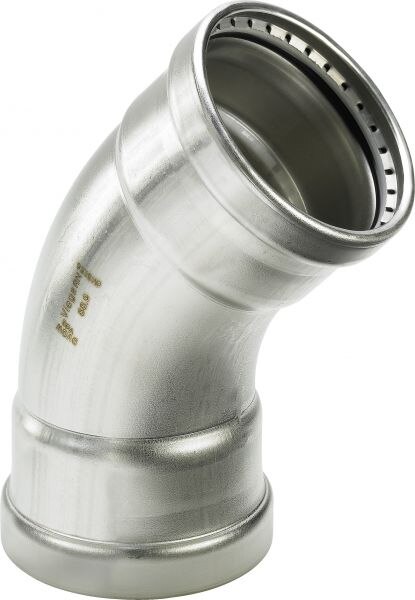 Bogen SANPRESS INOX 45G.2326 XL 482664 88,9mm, aus nichtrostendem Stahl