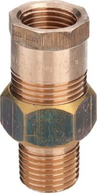 Rotguss-Rohrverschraubung 3341 2" mit Innen-und Außengewinde, konischdi. DVGW