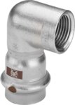Viega Winkel 90 Grad mit SC Temponox 1714.2 in 22mmxRp1/2 Stahl nichtrostend