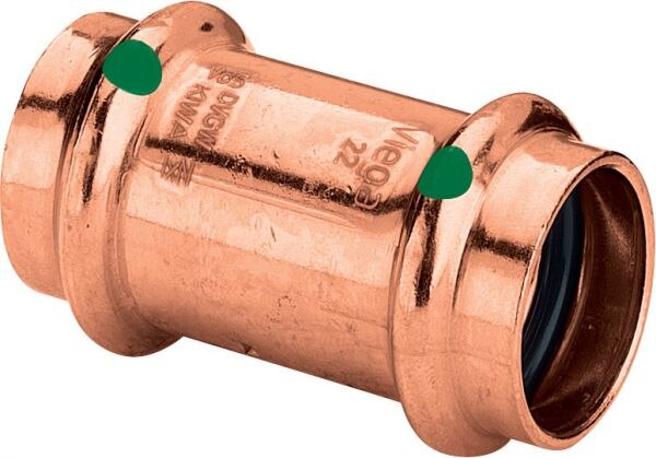 Muffe PROFIPRESS 2415, 42mm, 292713 aus Kupfer, für Wasser