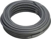 Raxofix Rohr mit Dämmung 6mm Ring 50m 5302.6 - 20x2,8mm Kunststoff grau
