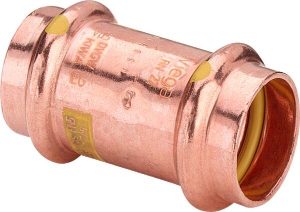Muffe PROFIPRESS-G 2615, 42mm 346539 aus Kupfer, für Gas