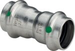 Muffe SANPRESS INOX 2315 436179 22mm, aus nichtrostendem Stahl