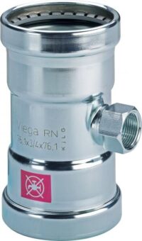 T-Stück PRESTABO 1117.2XL, 598082 88,9x3/4x88,9, a unlegiertem Stahl mit IG