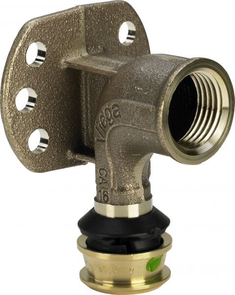 Viega Raxofix Wandscheibe 5325.5 16x1/2 aus Rotguss mit SC-Contur